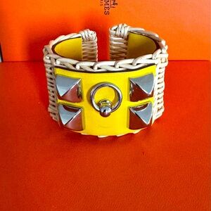 Hermes Medor Picnic Cuff Bracelet T3